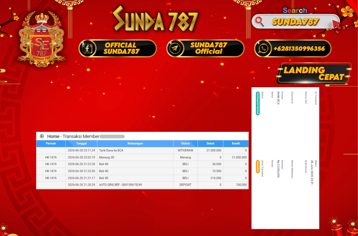 SUNDA787 Jackpot Togel pasaran Hongkong Pools