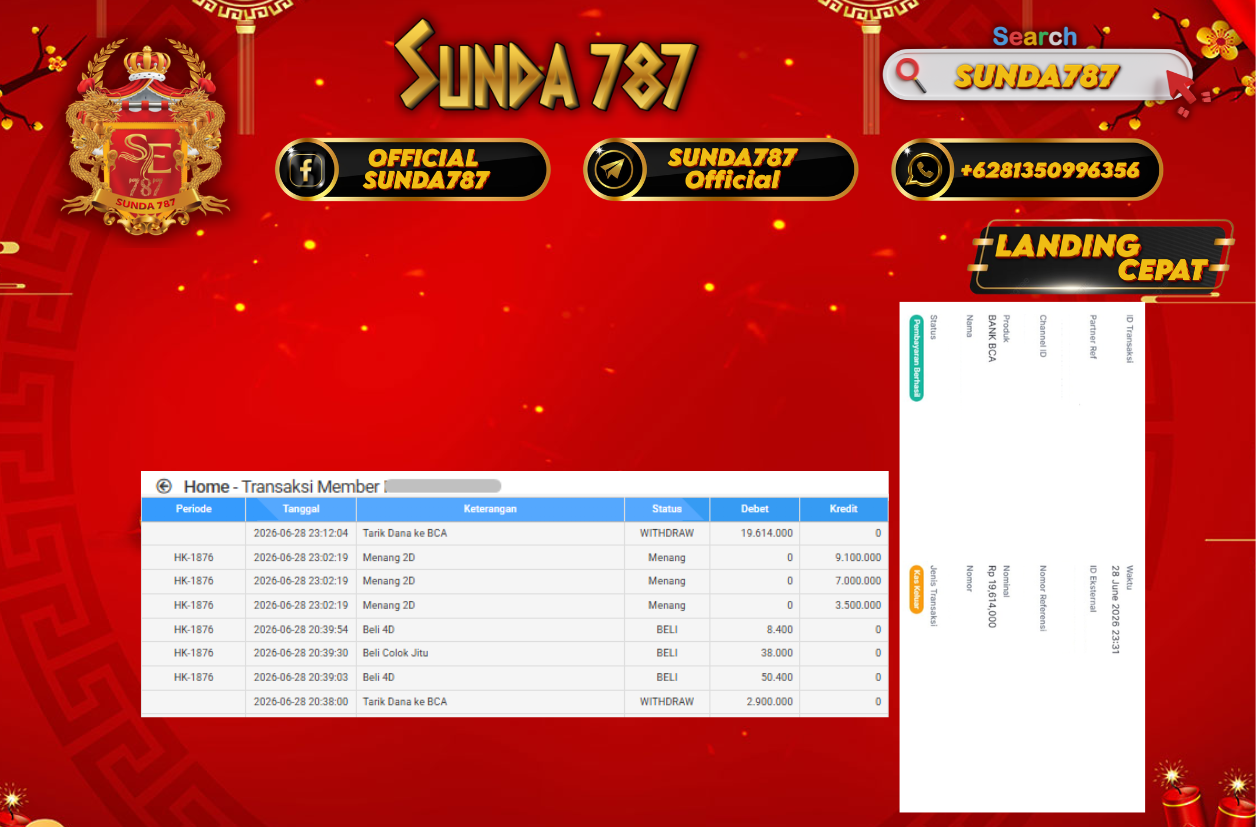 SUNDA787 Jackpot Togel pasaran Hongkong Pools