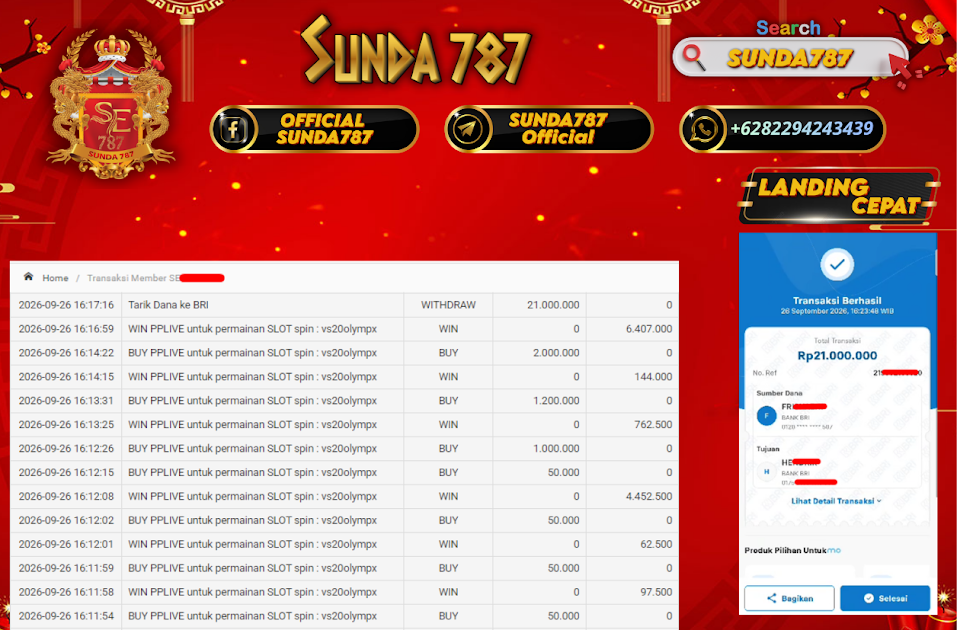 SUNDA787 Jackpot Slot Gates of Olympush