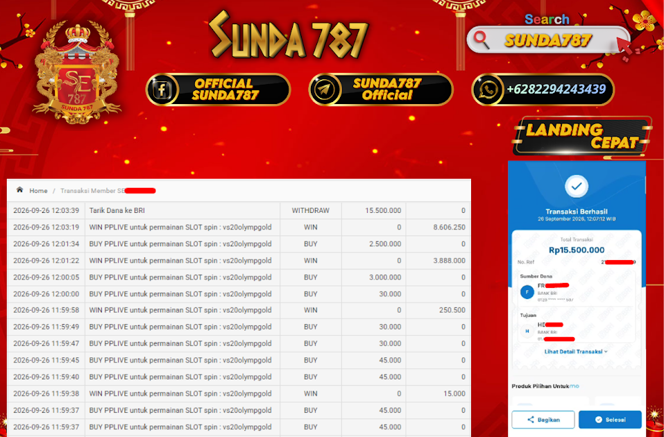 SUNDA787 Jackpot Slot Gates of Olympush